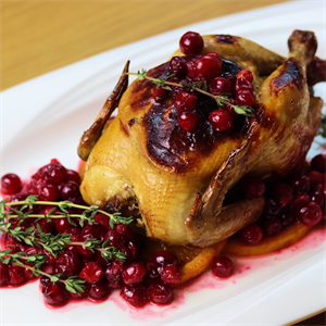 Цыплёнок в апельсинах с клюквой 2188