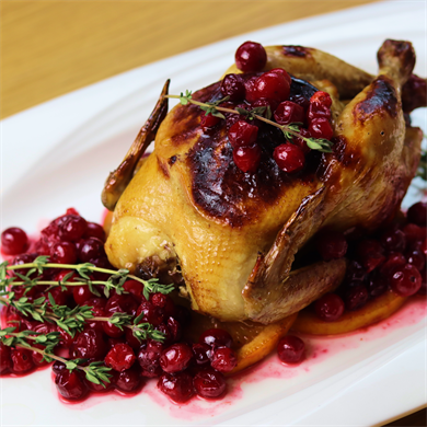 Цыплёнок в апельсинах с клюквой 2188